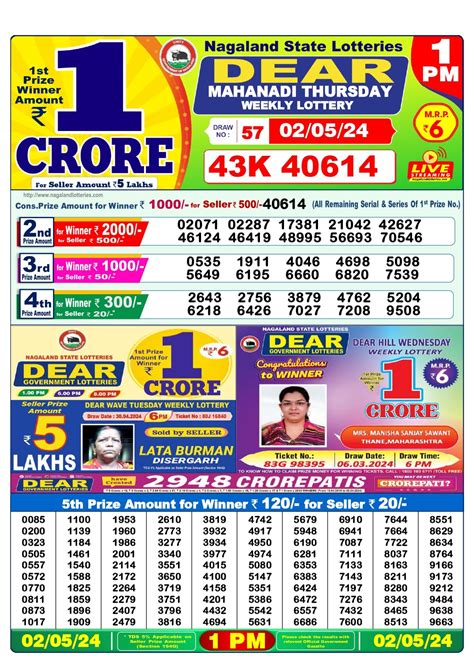 dear lottery result today 8pm 2023 west bengal
